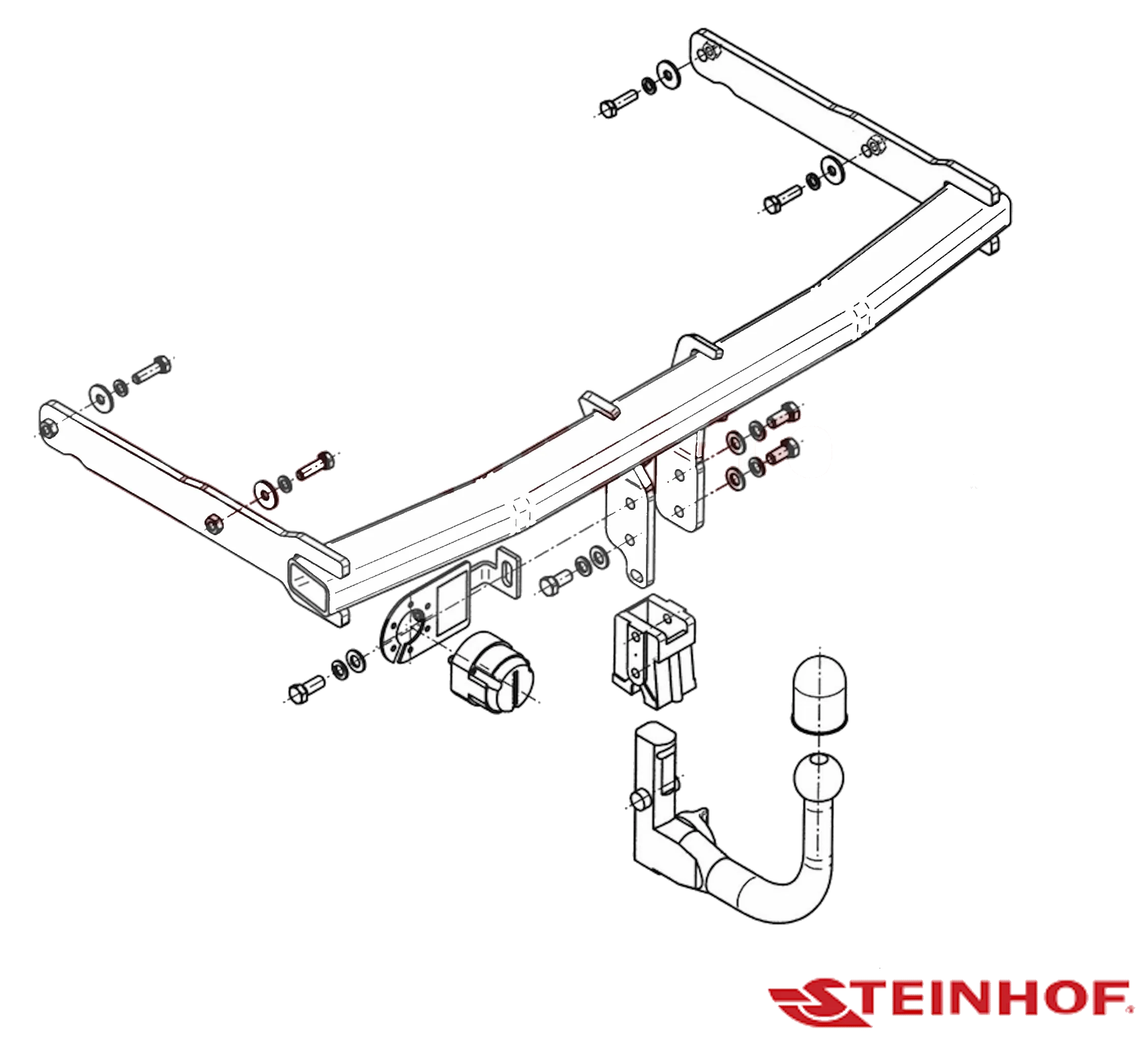 Audi A6 C7 Sedan 08/2011 - 05/2017 - Towbar Kit - Image 3