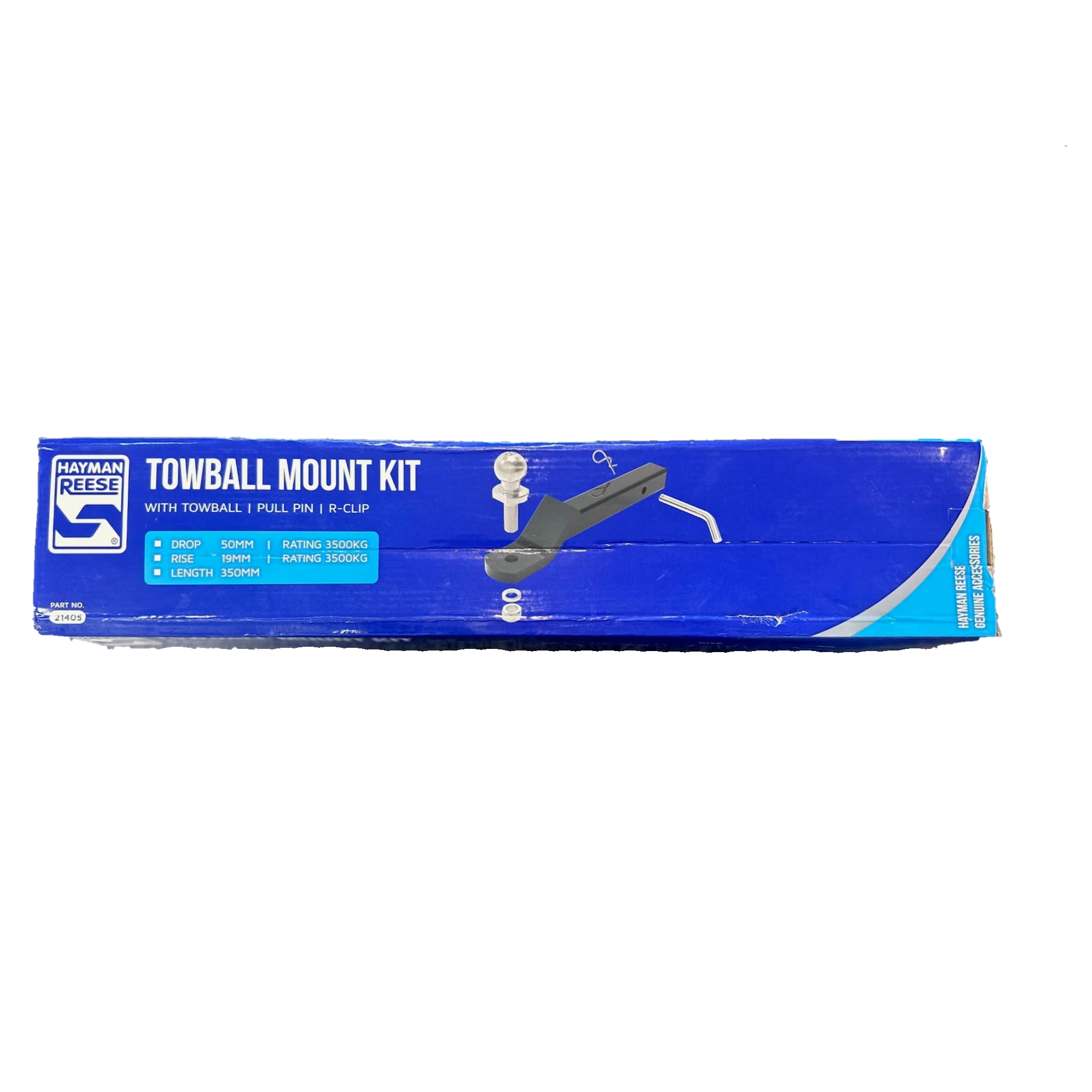 Ballmount Kit 50mm Drop, 19mm Rise, 350mm Long - 3500kg Hayman Reese - Image 2