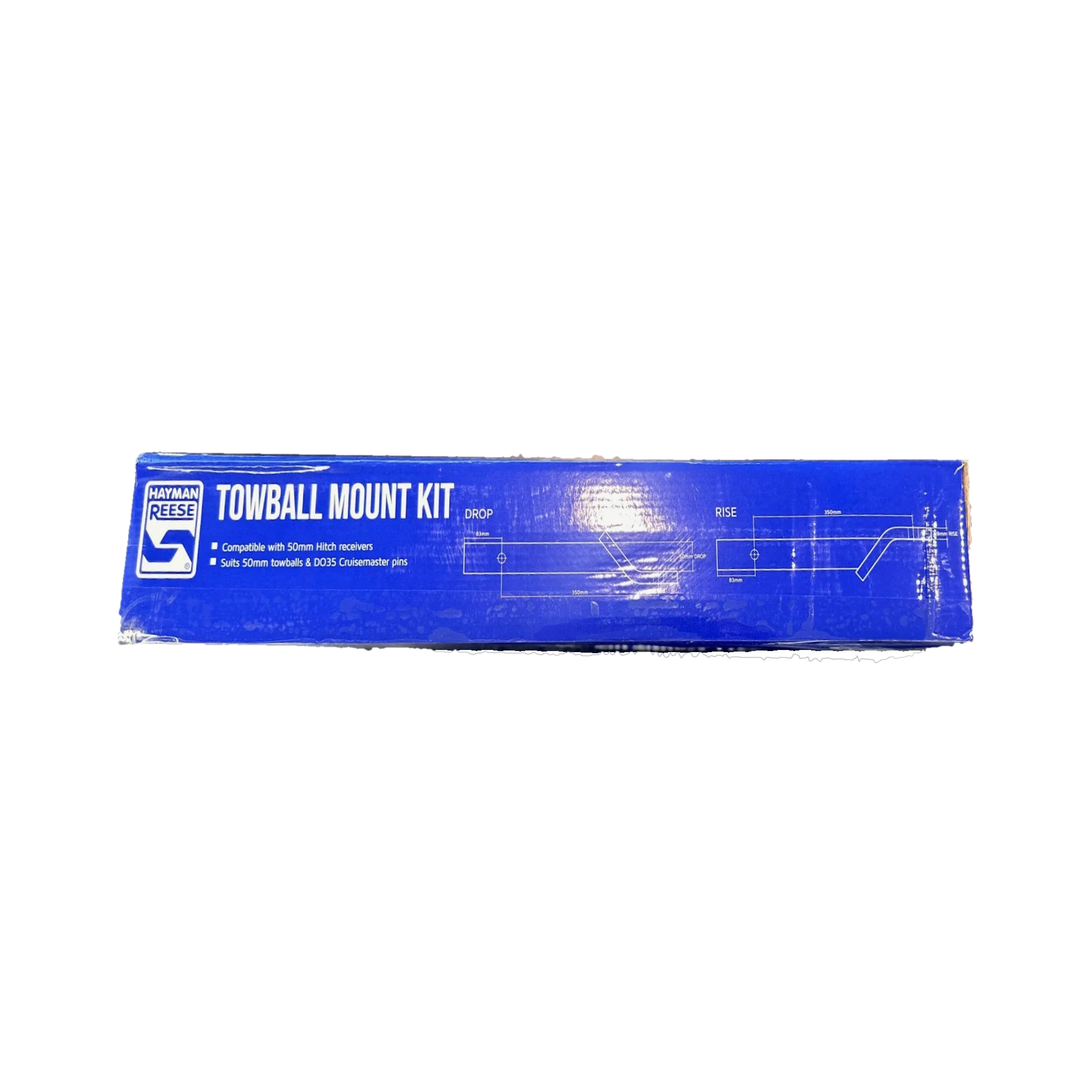 Ballmount Kit 50mm Drop, 19mm Rise, 350mm Long - 3500kg Hayman Reese - Image 3
