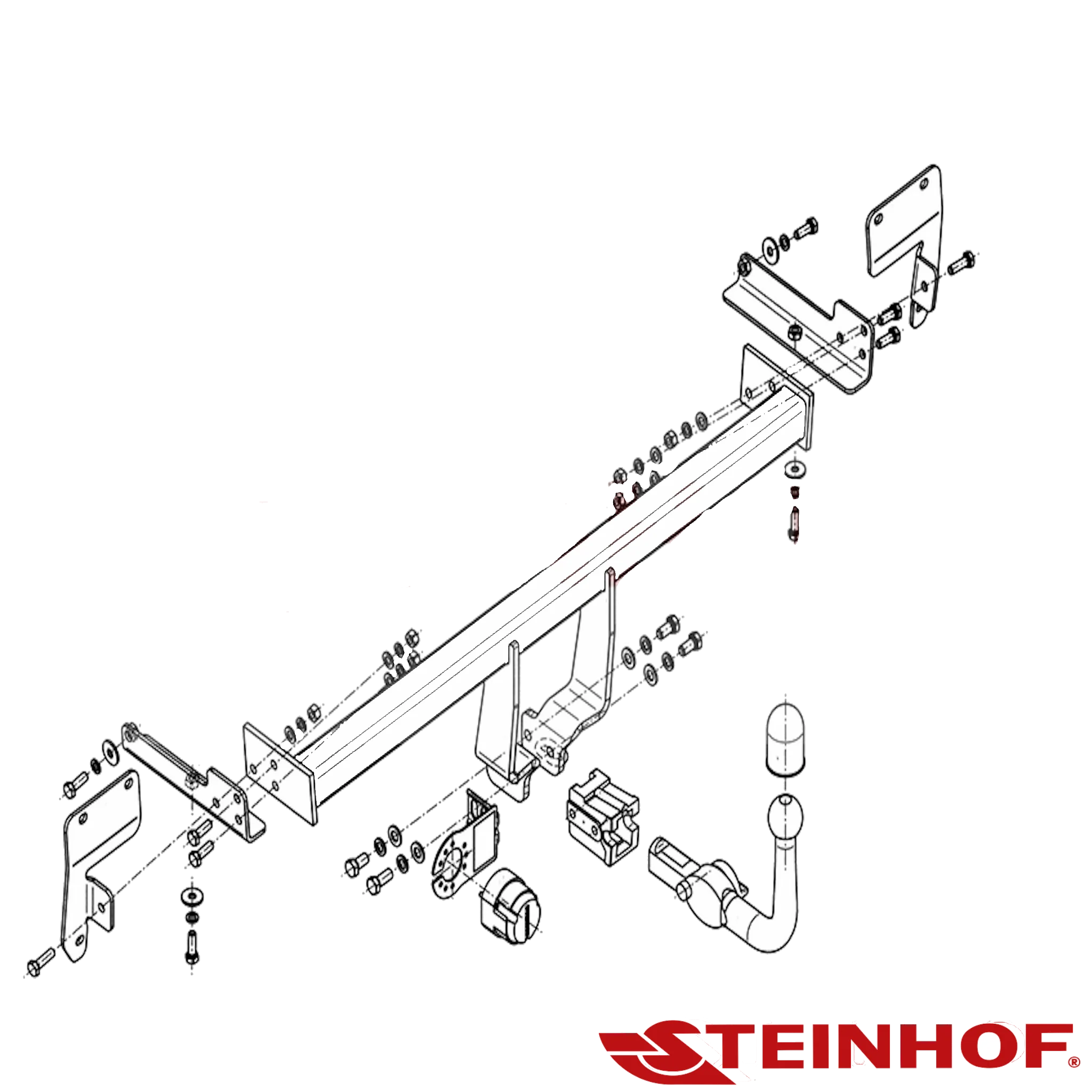 Suzuki Swift Hatch 10/2010 - 03/2017 (Fits Sports Model) - Towbar Kit - Image 2