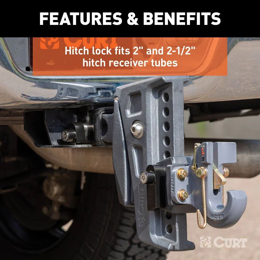 CURT Rebellion XD Tongue And Hitch Lock Set - Image 2