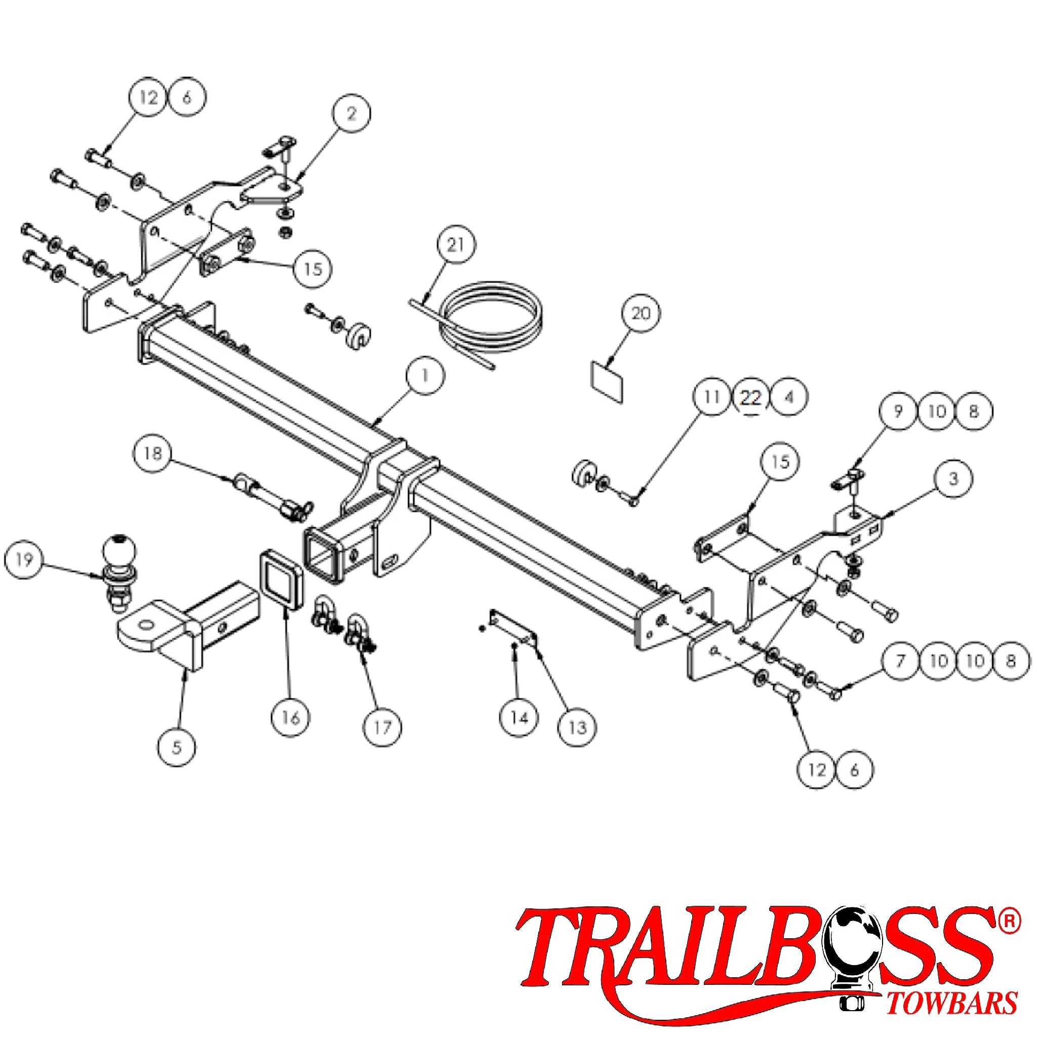 Hyundai Kona SUV 08/2017 - 11/2020 - Towbar Kit - Image 3