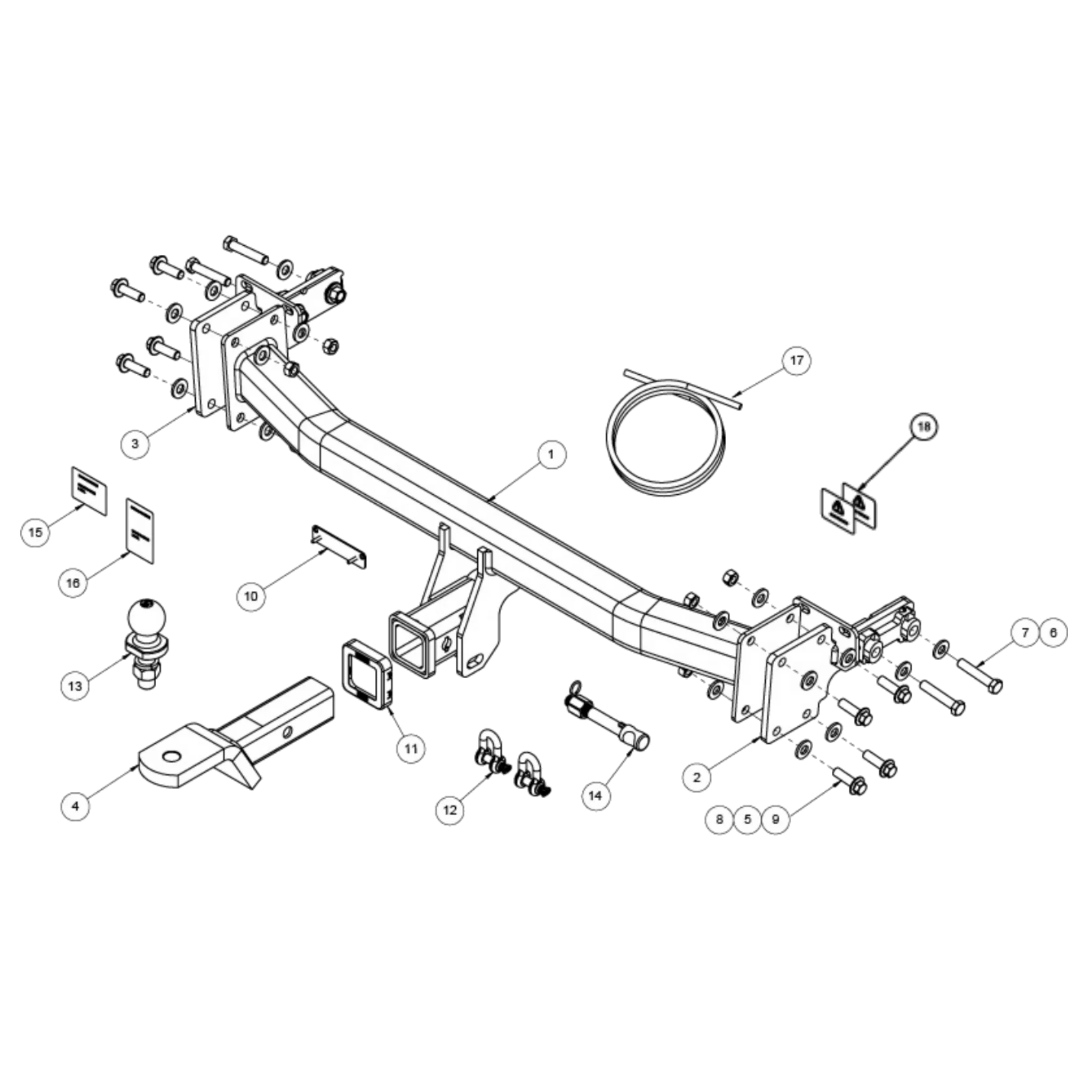 Leapmotor C10 SUV 09/2024 - On - Towbar Kit - Image 3