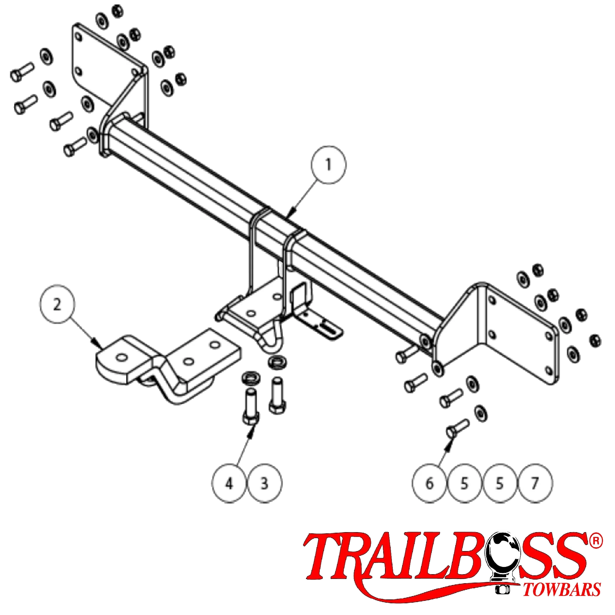 Mercedes-Benz C Class W204 Sedan 05/2011 - 07/2014 - Towbar Kit - Image 2