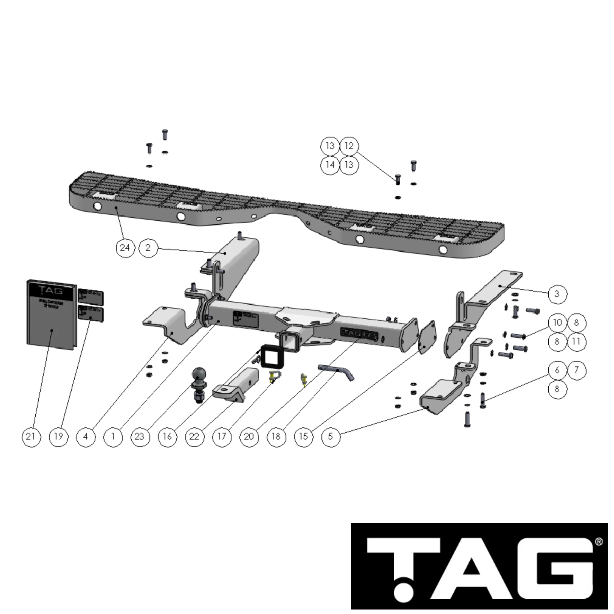 Renault Master Cab Chassis 10/2011 - On - Towbar Kit - Image 3