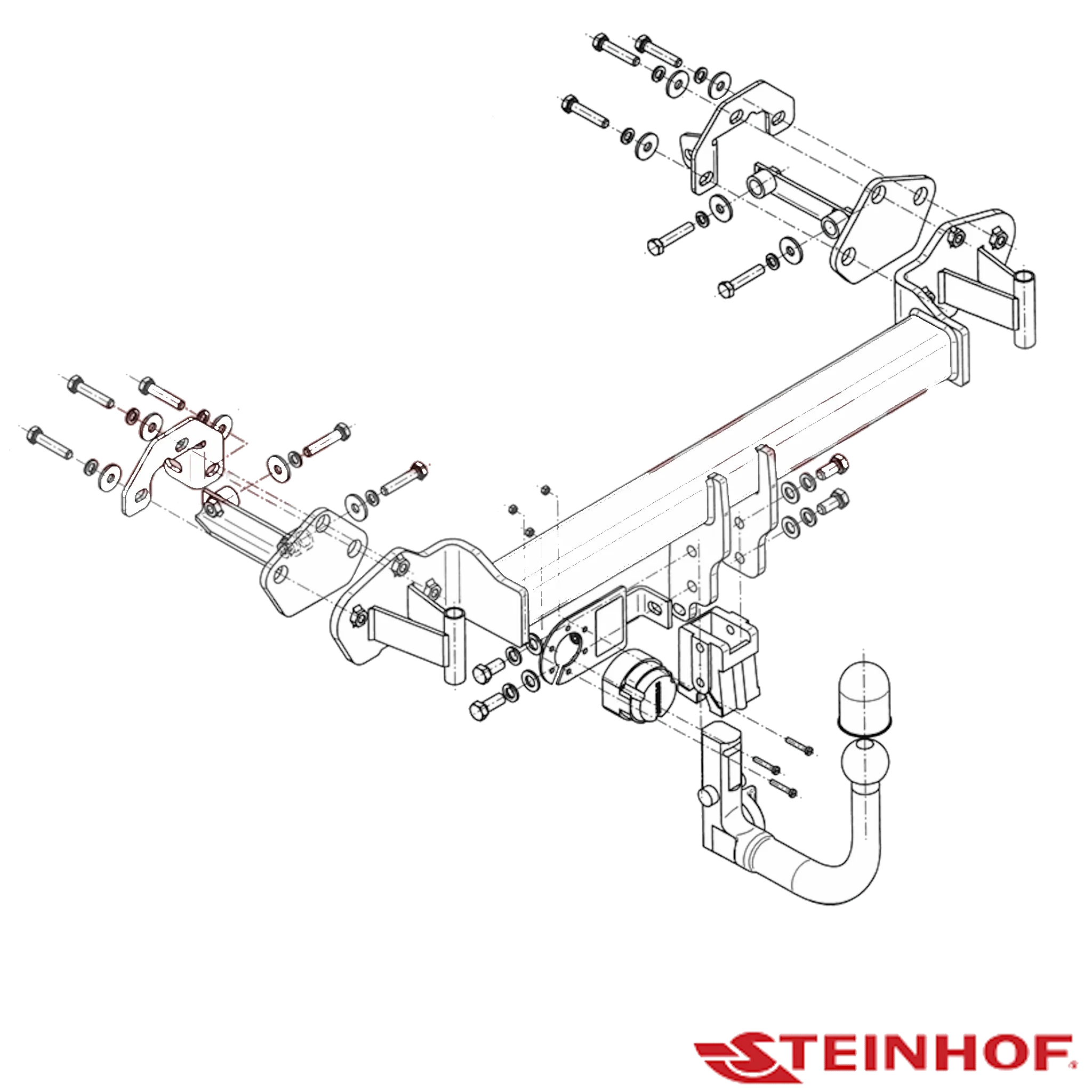 BMW 3 Series E46 Sedan 08/1998 - 04/2005 - Towbar Kit - Image 2