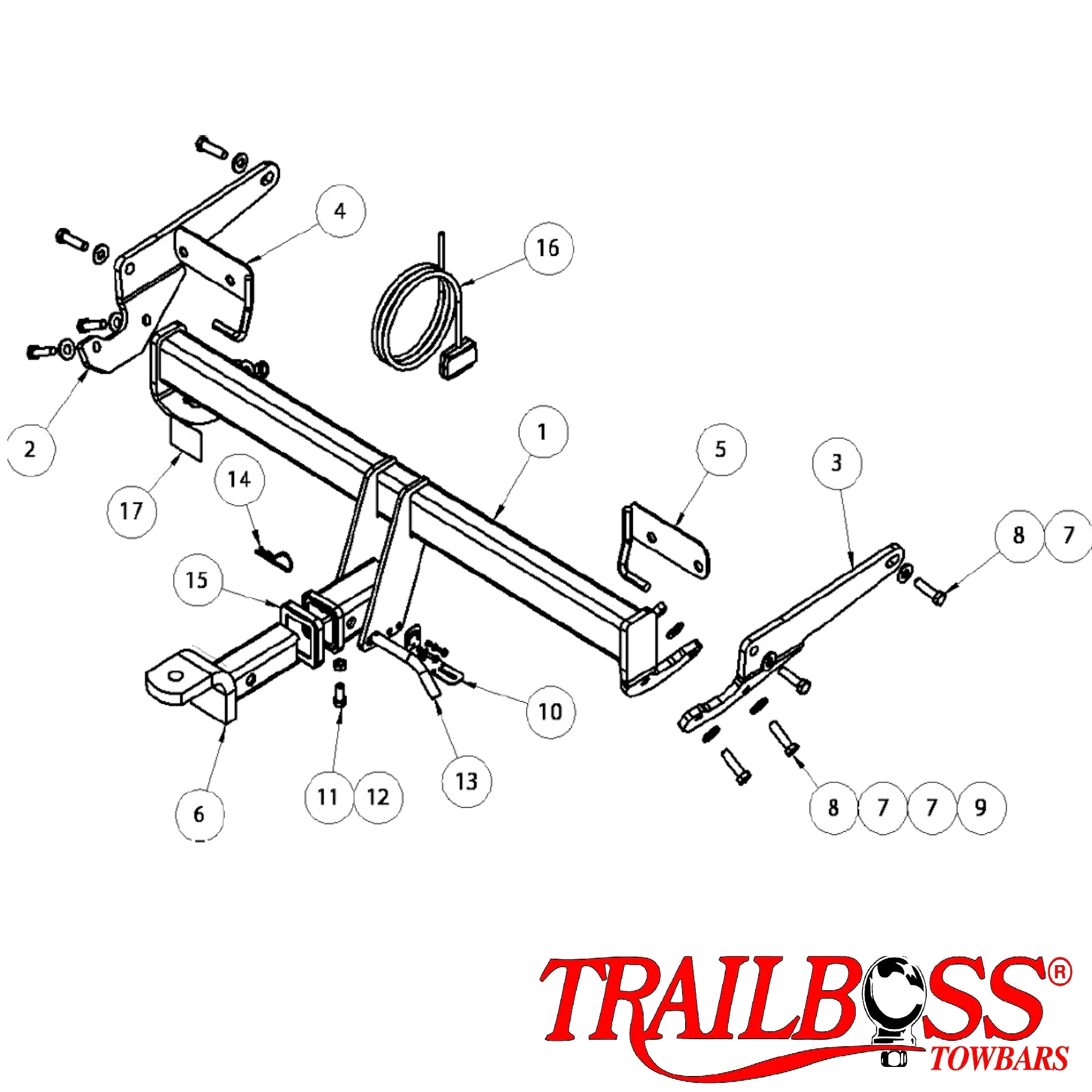 Mazda 6 GJ Sedan 12/2012 - 02/2018 - Towbar Kit - Image 3