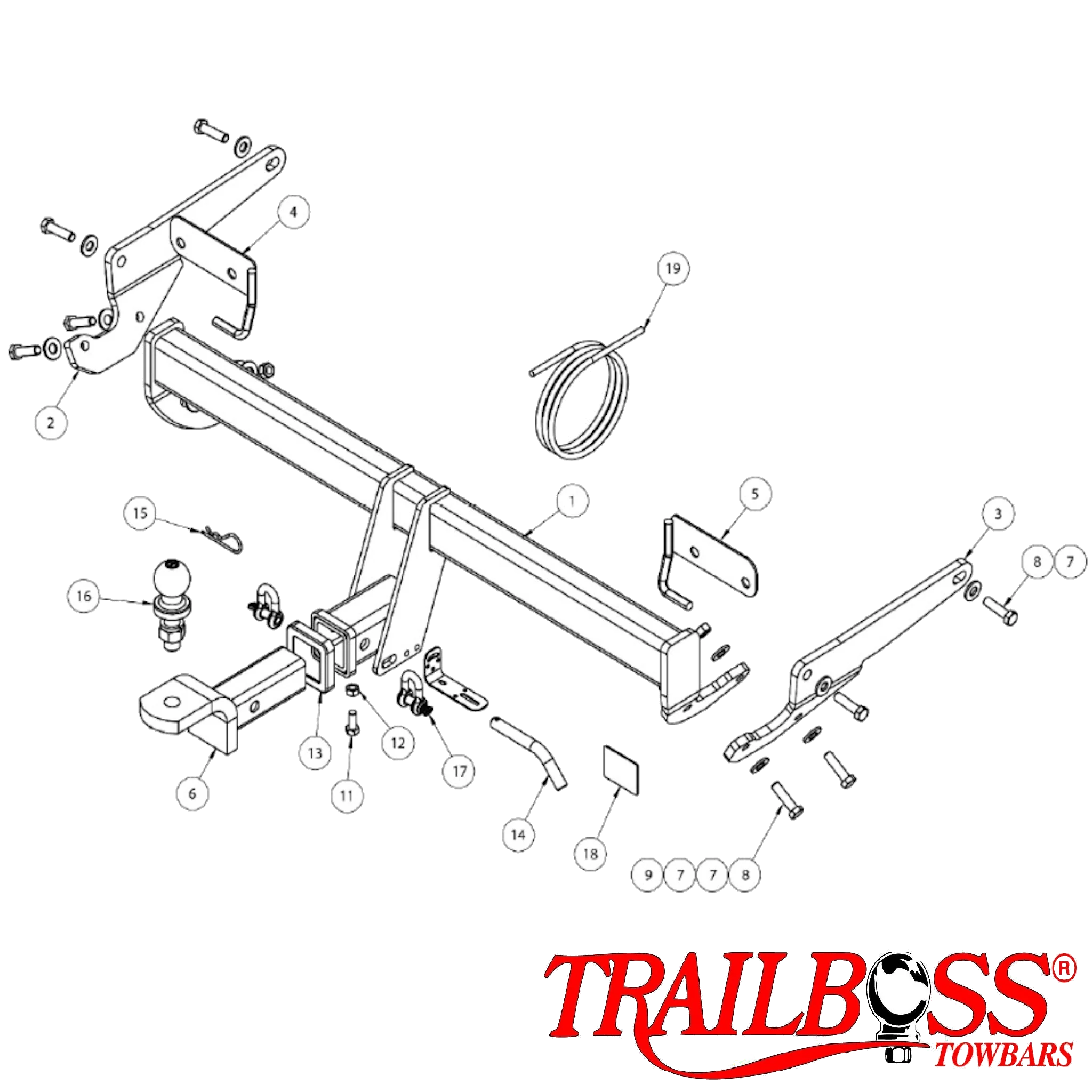 Mazda 6 GL Sedan 03/2018 - On (Inc Smart City Brake Models) - Towbar Kit - Image 2