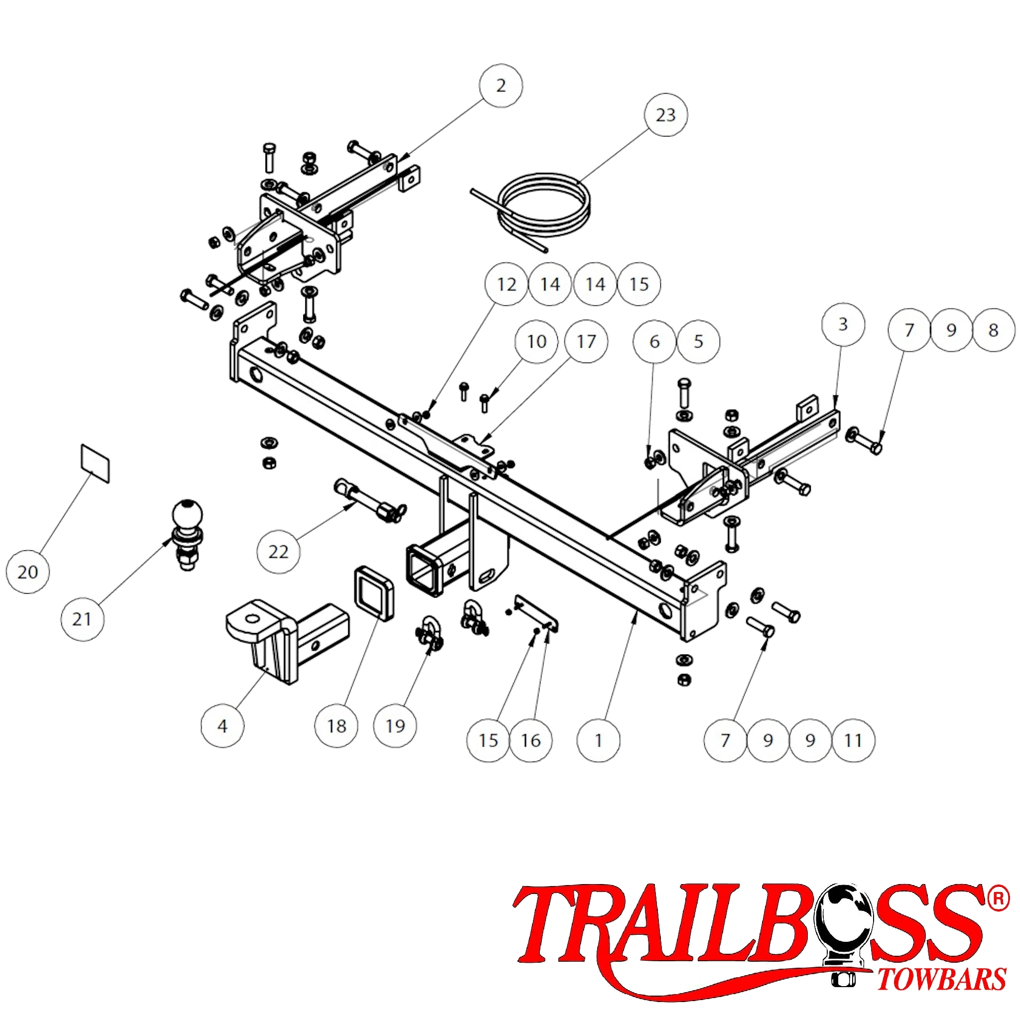 Holden Astra BK Hatch 09/2016 - 11/2020 (Not R) - Towbar Kit - Image 2