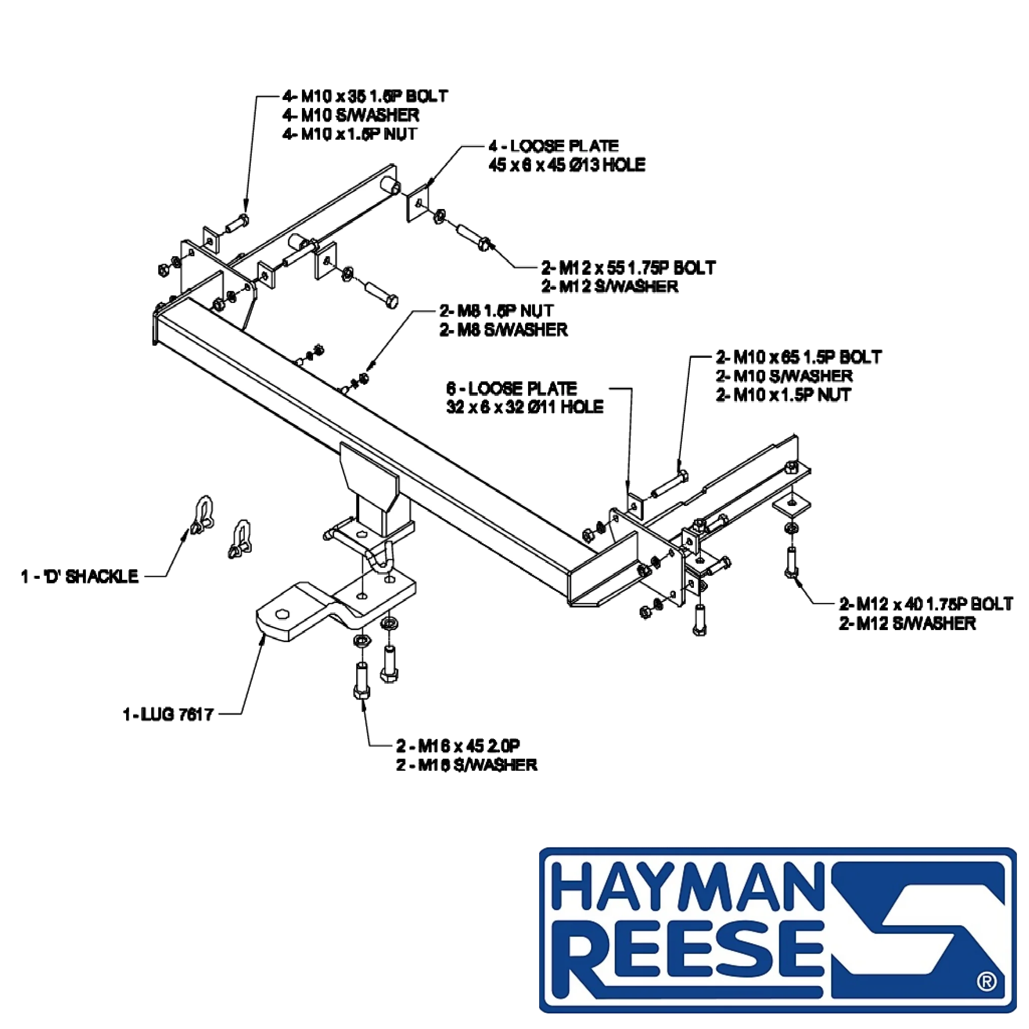 Mercedes-Benz C Class W203 Sedan 07/2001 - 06/2007 - Towbar Kit - Image 3
