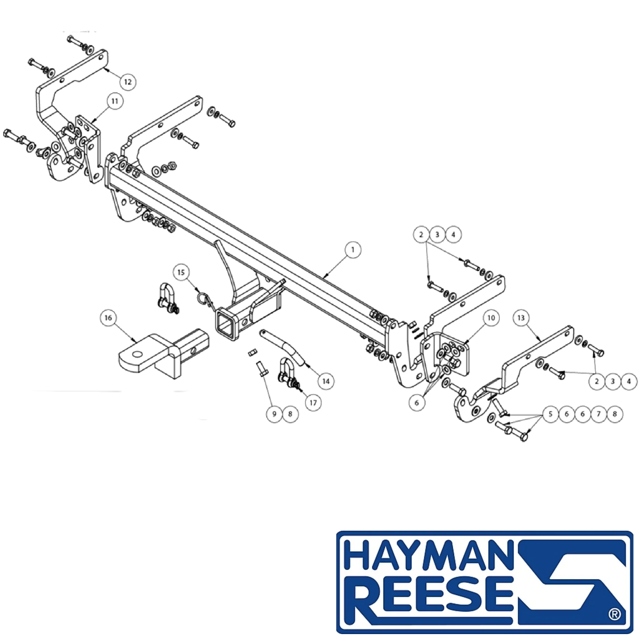 Toyota Camry XV40 Sedan 07/2006 - 09/2011 (Not Sportivo) - Towbar Kit - Image 2