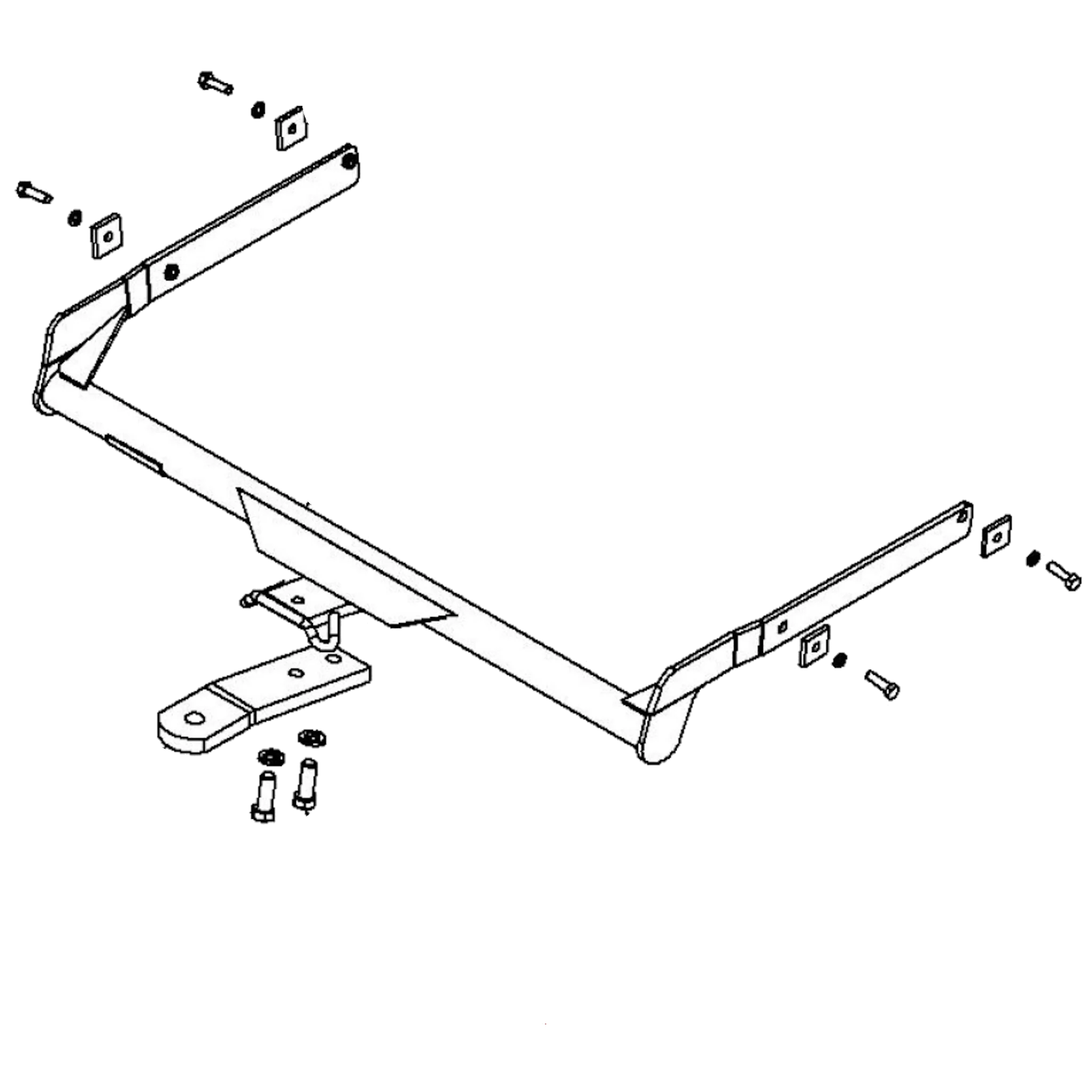 Ford Focus Sedan 05/2005 - 06/2009 - Towbar Kit - Image 3