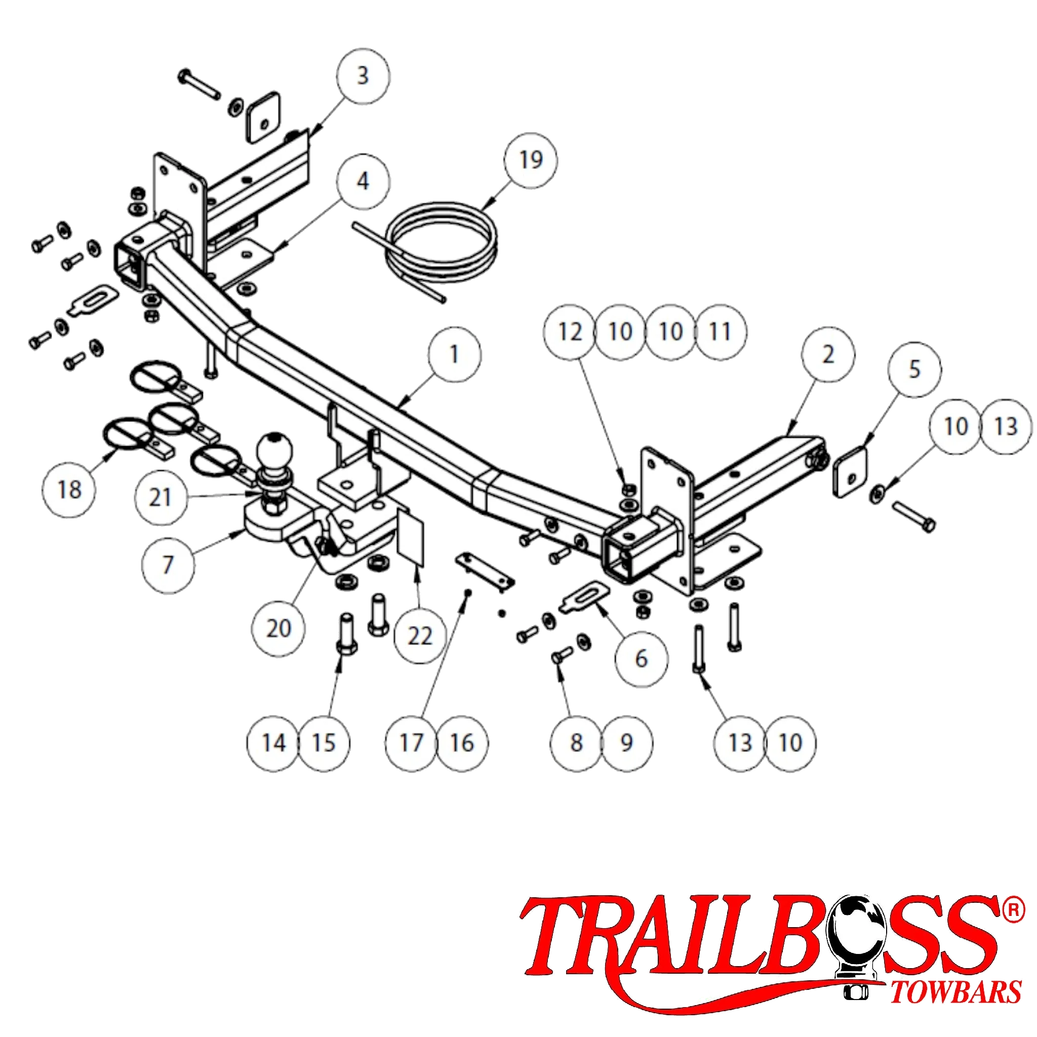 Honda Civic Sedan 07/2016 - 10/2021 - Towbar Kit - Image 3