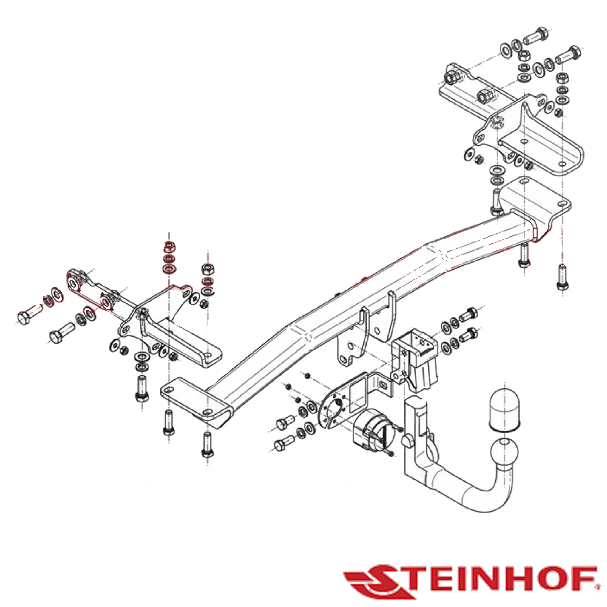 Jeep Renegade SUV 09/2015 - 03/2017 (Not Trailhawk) - Towbar Kit - Image 3