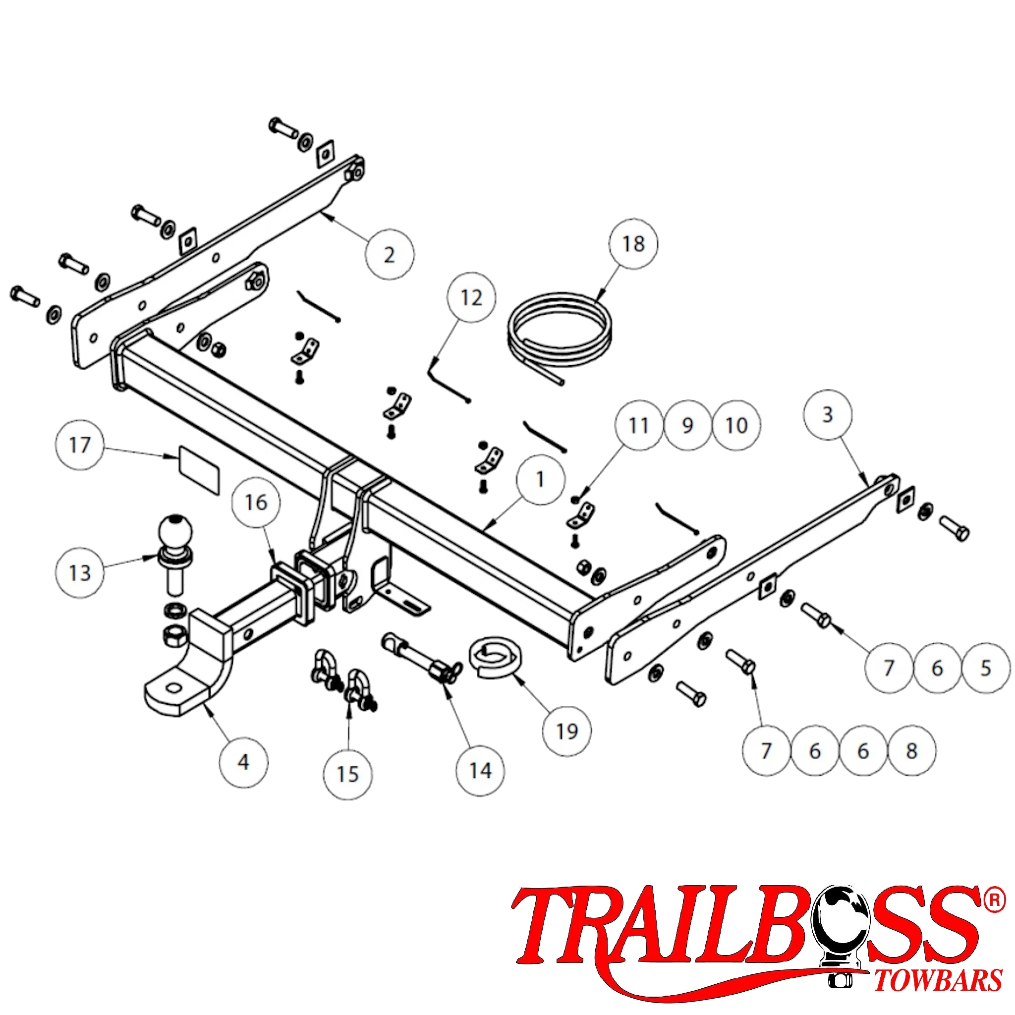 Ford Kuga TF SUV 03/2013 - 02/2017 - Towbar Kit - Image 5