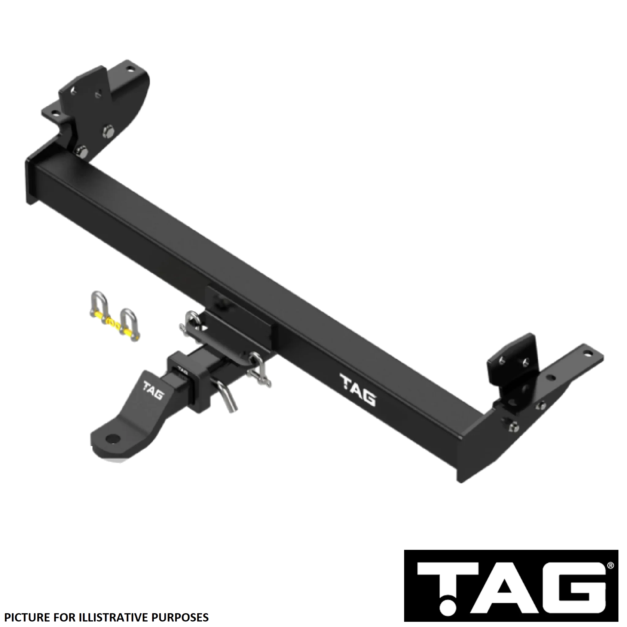 Nissan Navara D40 2wd & 4wd Tub Body With Bumper 01/2010 - 02/2015 - Towbar Kit - Image 2