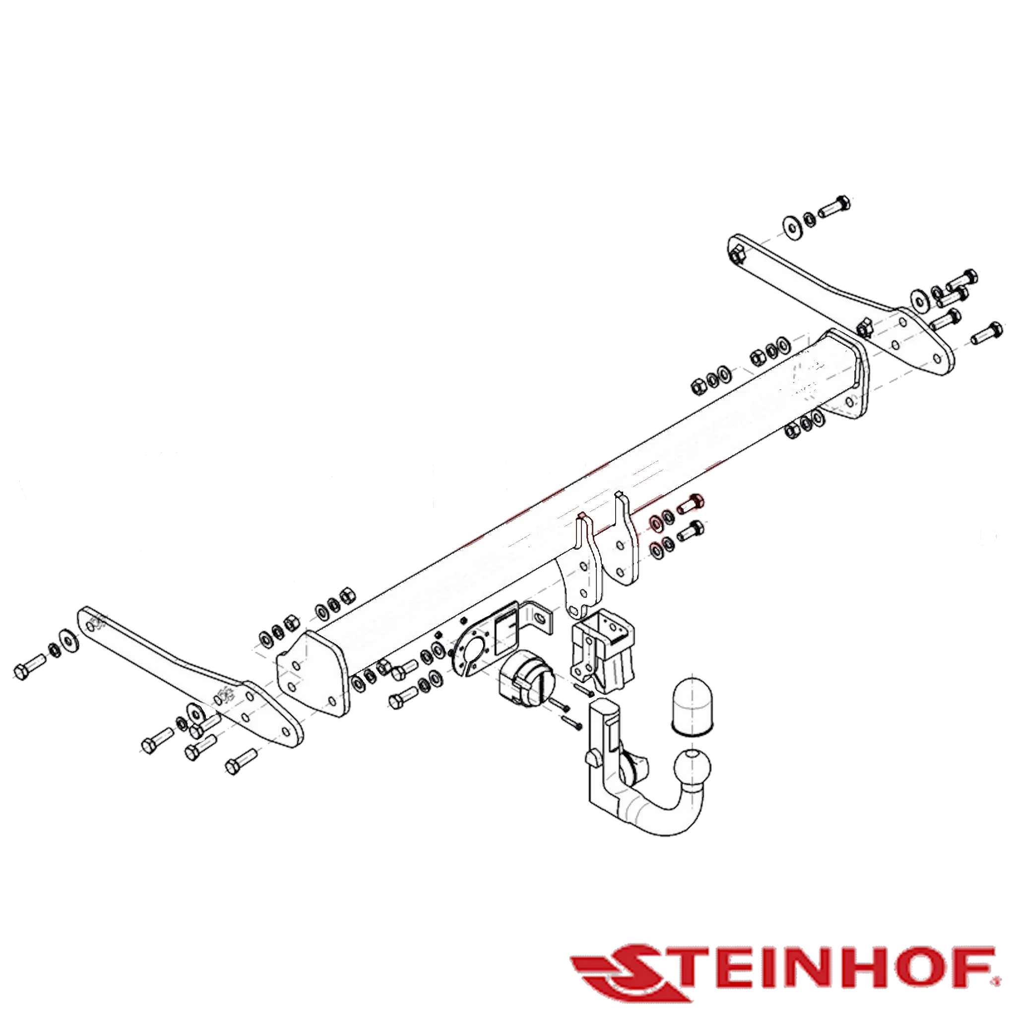 Volkswagen Passat (CC Coupe & 4 Motion) Coupe 01/2012 - 01/2016 - Towbar Kit - Image 3