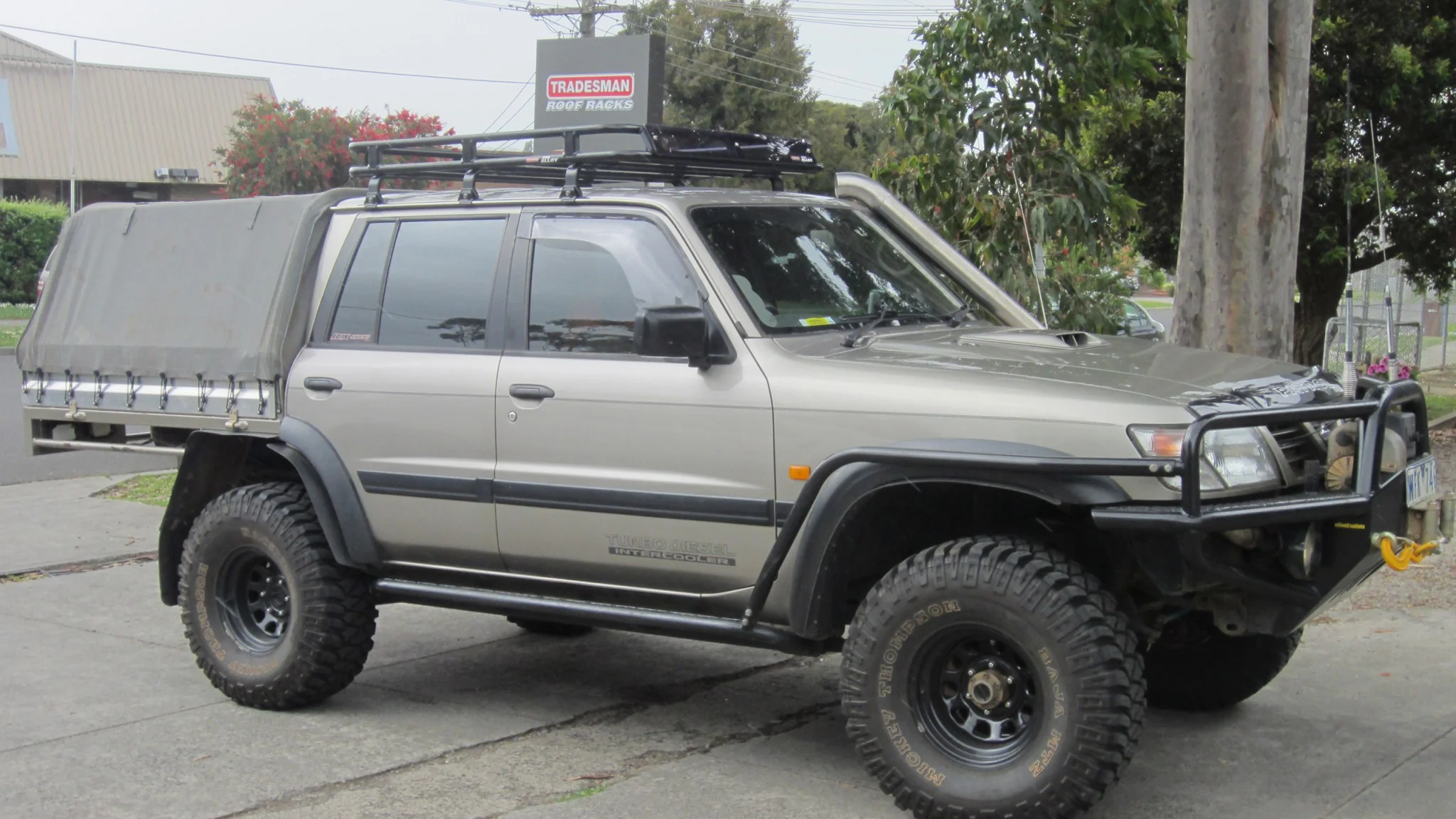 Nissan Patrol Tub Body Coil Spring Only 04/1992 - 12/2014 (Long overhang Cab Chassis) - Towbar Kit