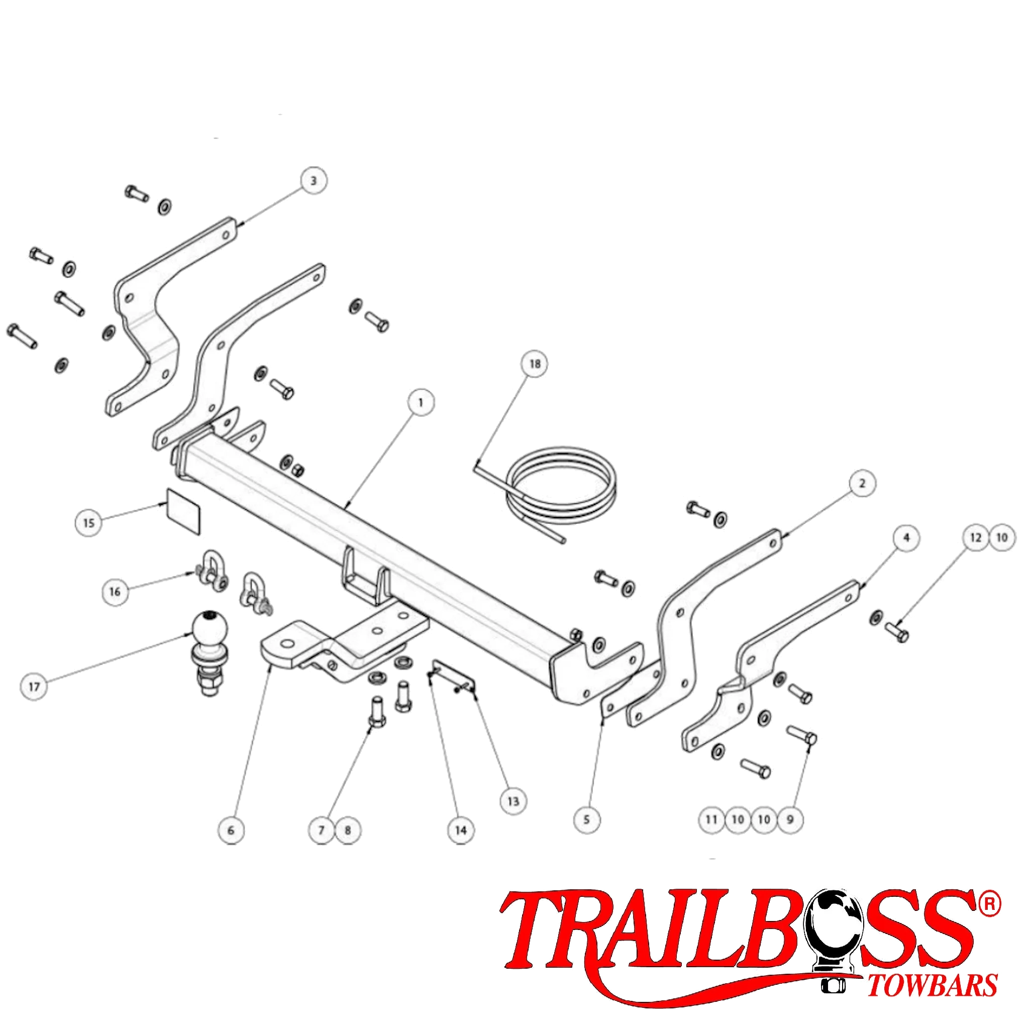 Toyota Rav 4 SUV 01/2019 - On (Inc Hybrid) - Towbar Kit - Image 3