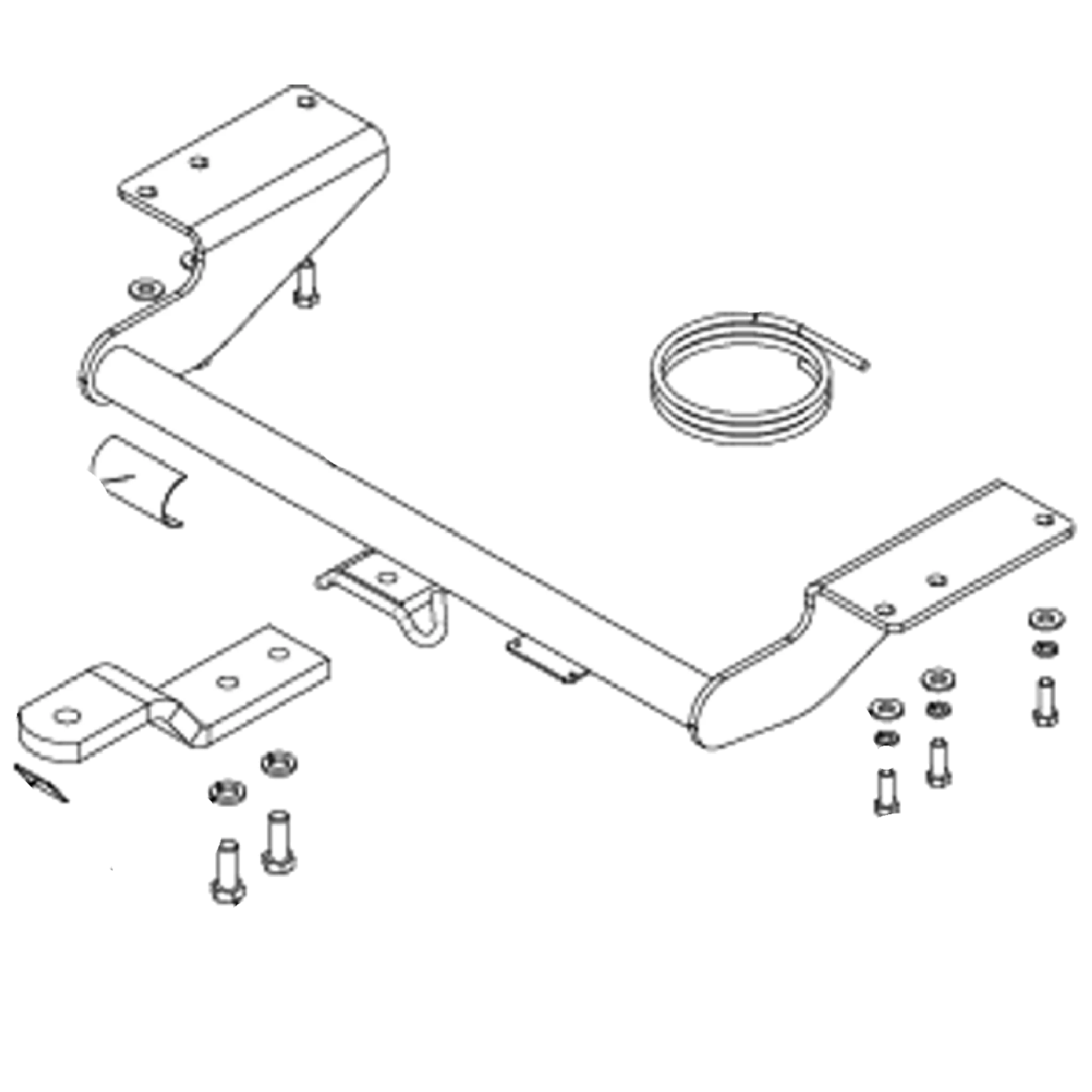 Toyota Rukus SUV 06/2010 - 11/2016 - Towbar Kit - Image 2