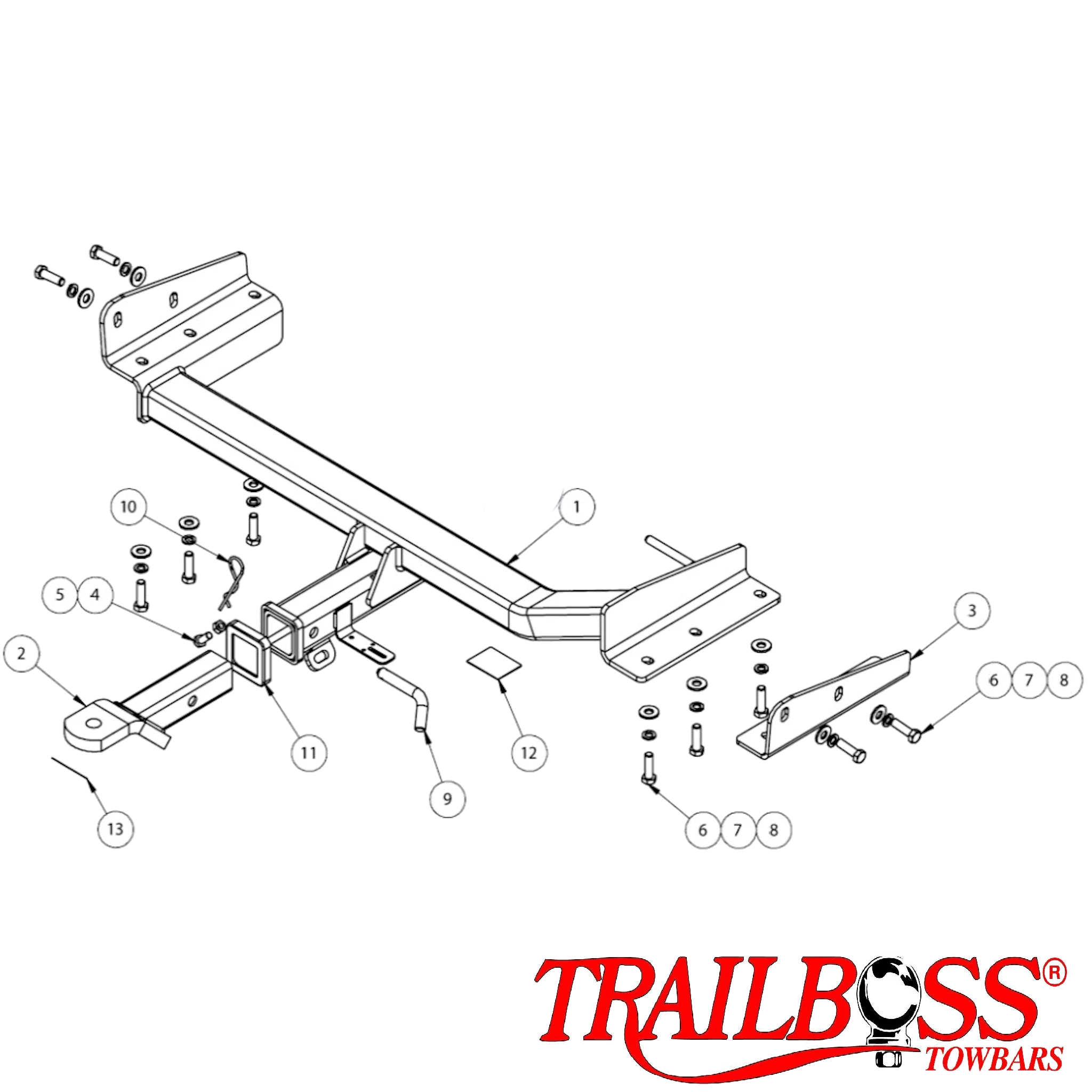 Lexus RX450H SUV 02/2009 - 10/2015 - Towbar Kit - Image 5