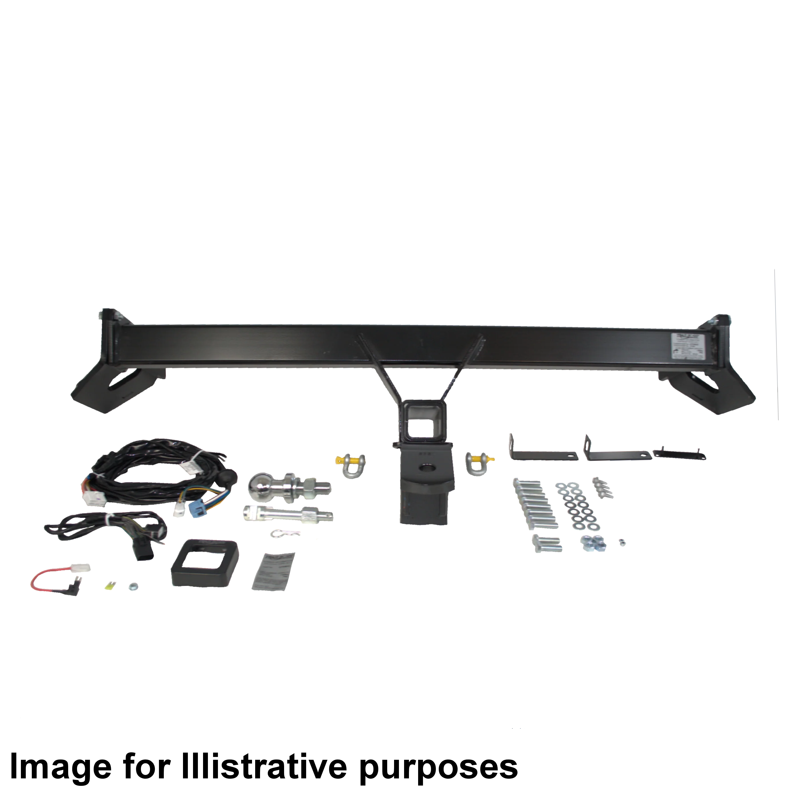 Mercedes-Benz Sprinter FWD Van With Bumper 06/2018 - On (SWB MWB with rear spring hanger at very rear of chassis rail) - Towbar Kit - Image 2