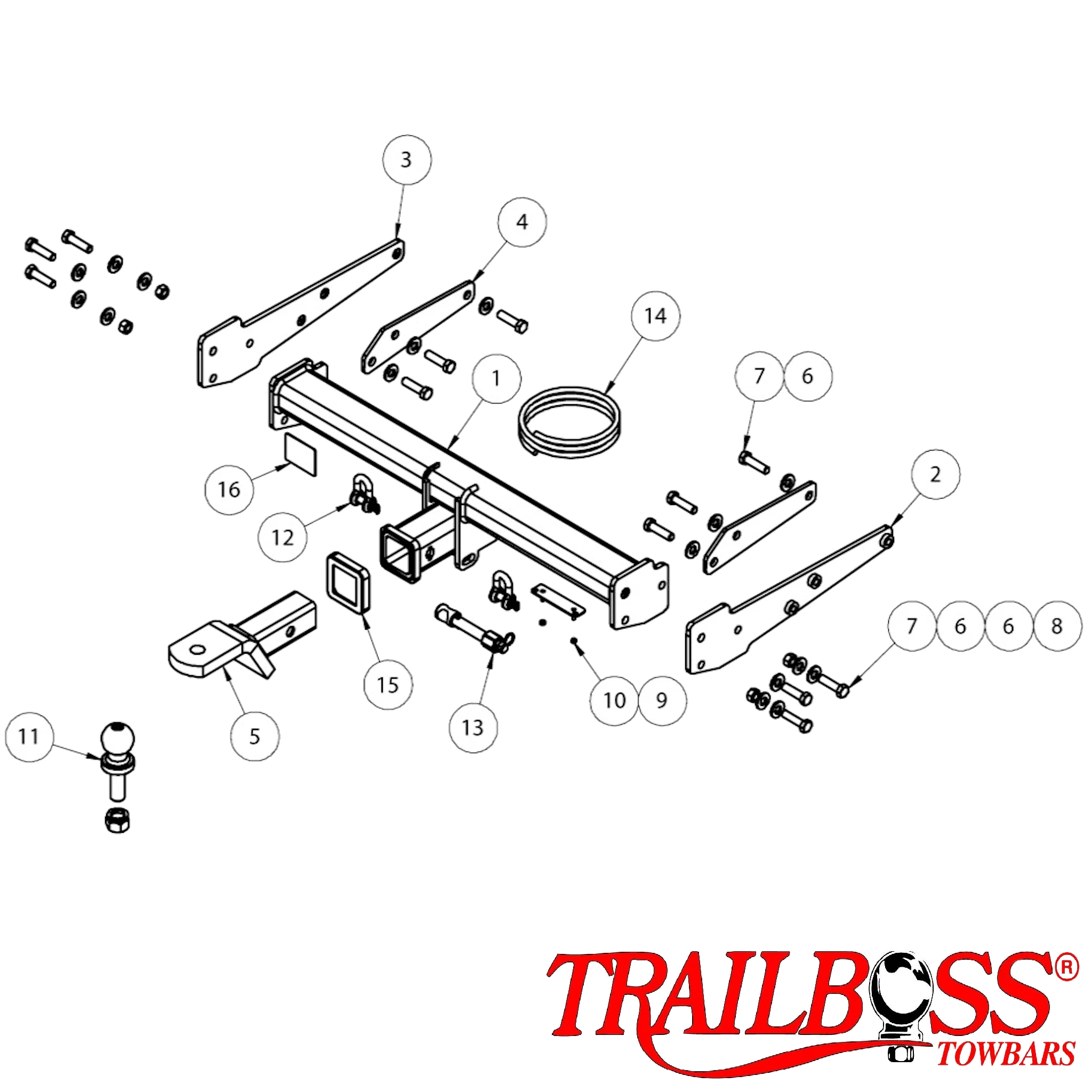 Volkswagen Multivan Van 07/2015 - 06/2020 - Towbar Kit - Image 3