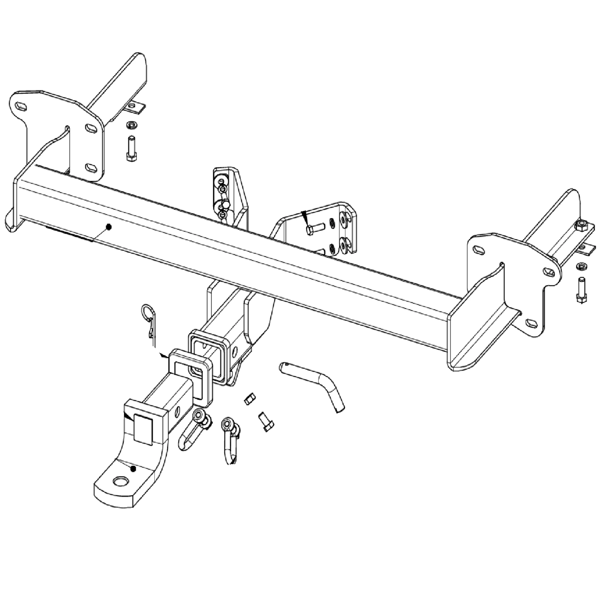 Subaru Tribeca SUV 12/2007 - 01/2014 - Towbar Kit - Image 2