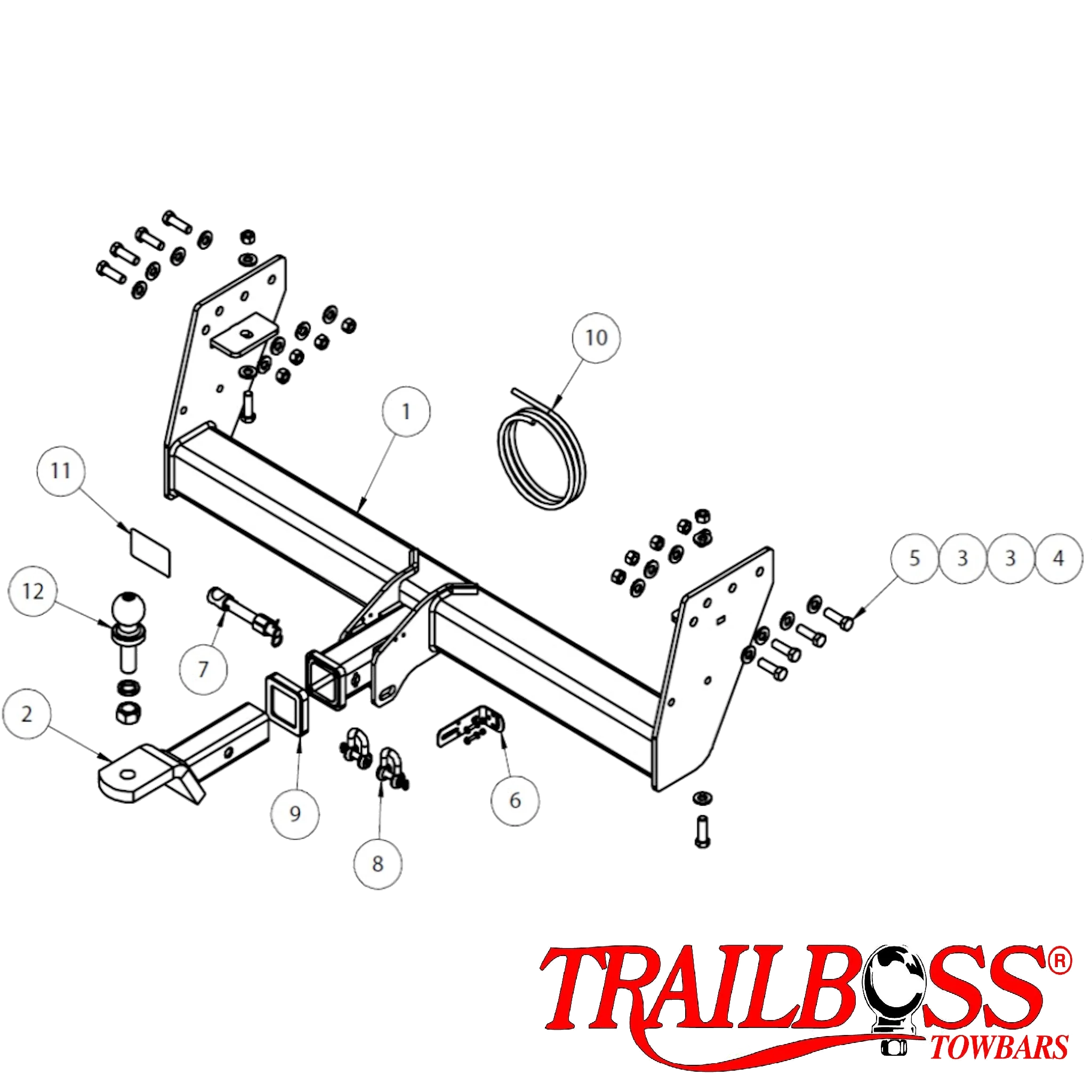 Mitsubishi Triton 2wd & 4wd Styleside Tub Body With Bumper 05/2015 - 10/2018 - Towbar Kit - Image 3