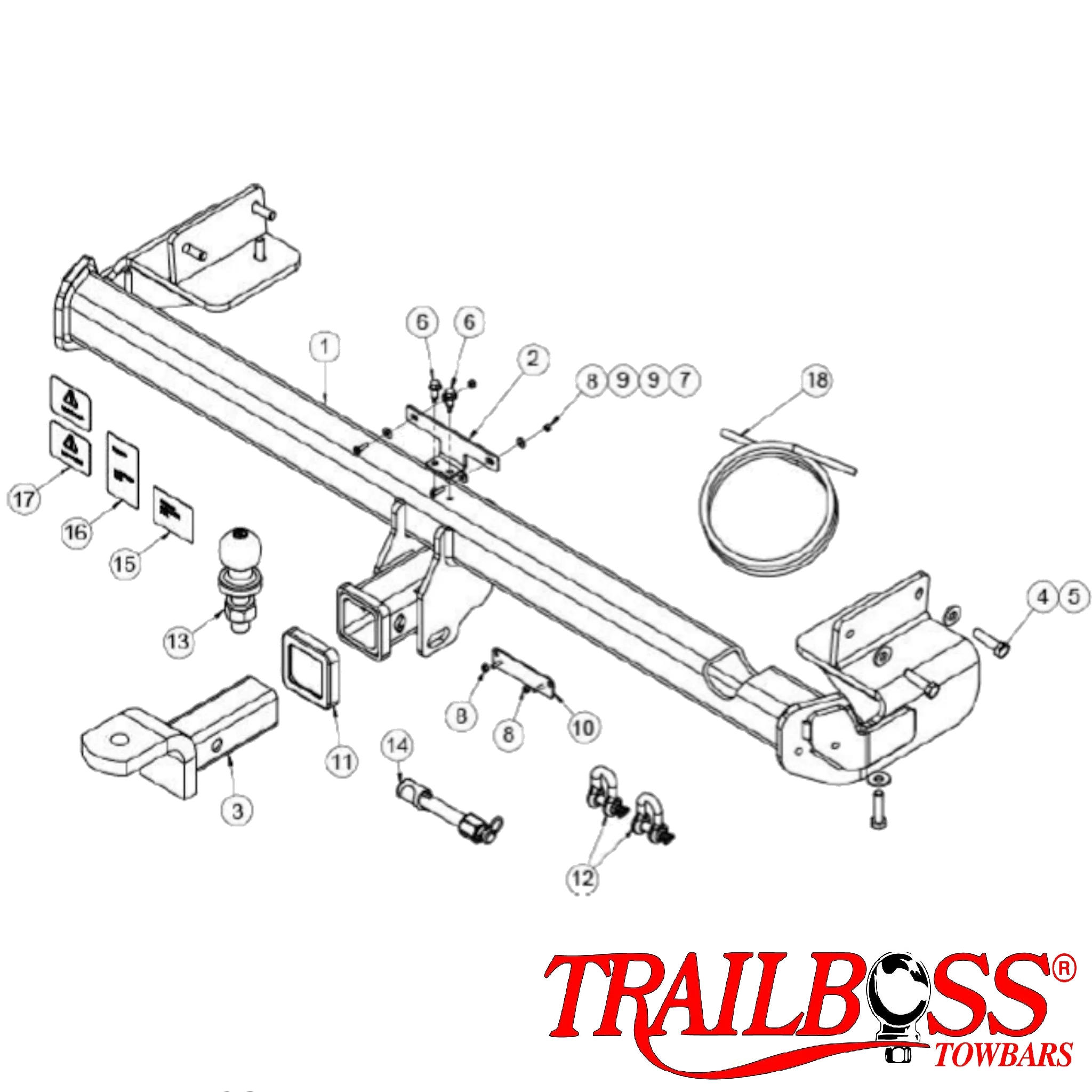 Hyundai Tucson NX SUV 02/2021 - 04/2024 - Towbar Kit - Image 9