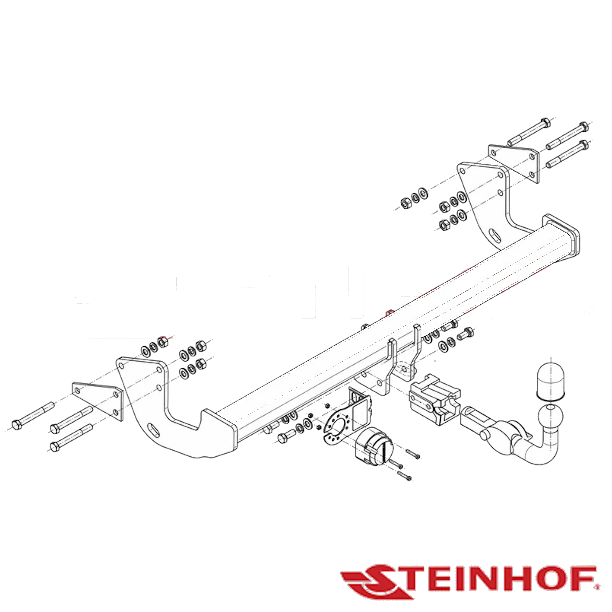 Mercedes-Benz V Class & Valente W447 Van 04/2015 - On - Towbar Kit - Image 3
