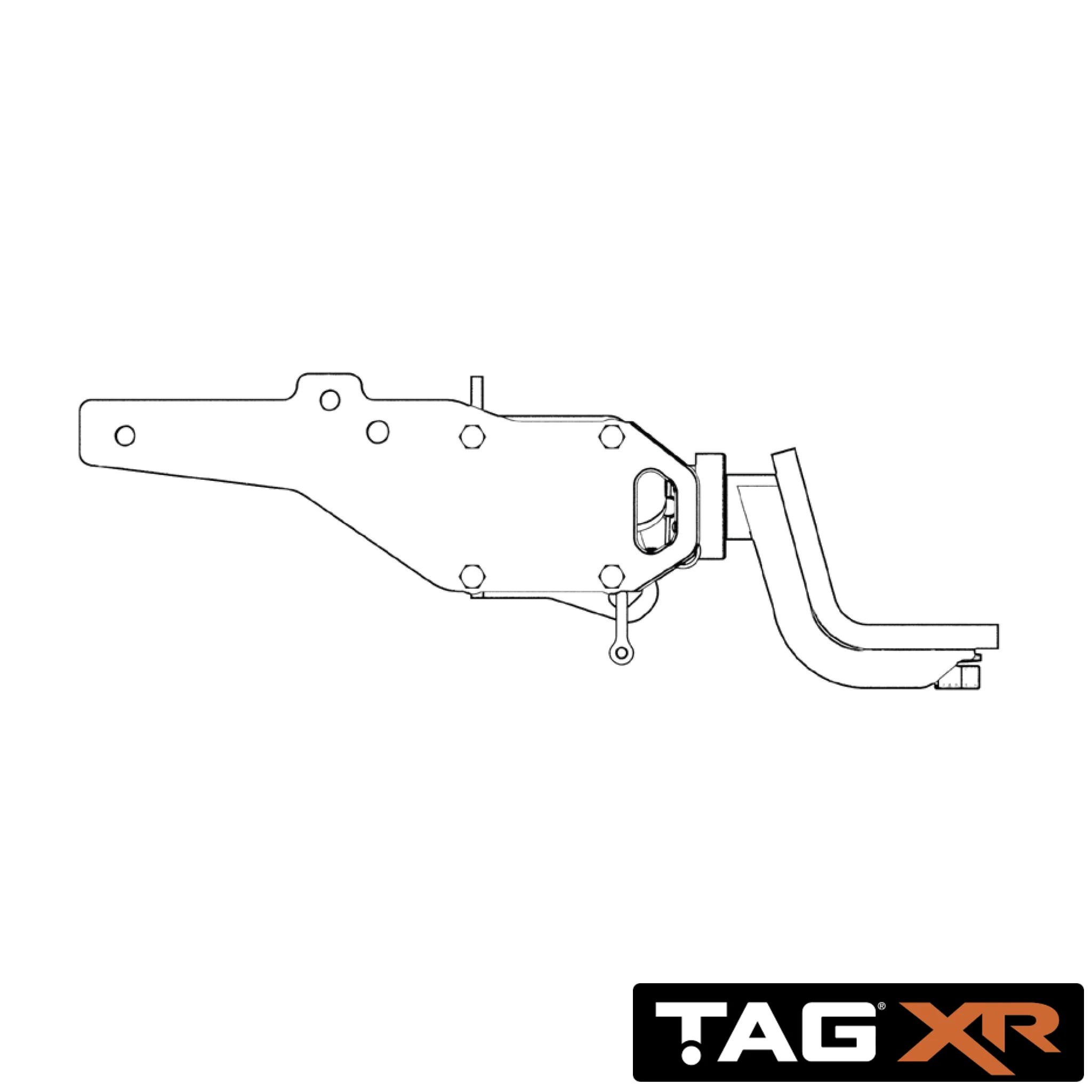 Volkswagen Amarok Cab Chassis Without Bumper 01/2011 - 12/2022 - Towbar Kit - Image 4
