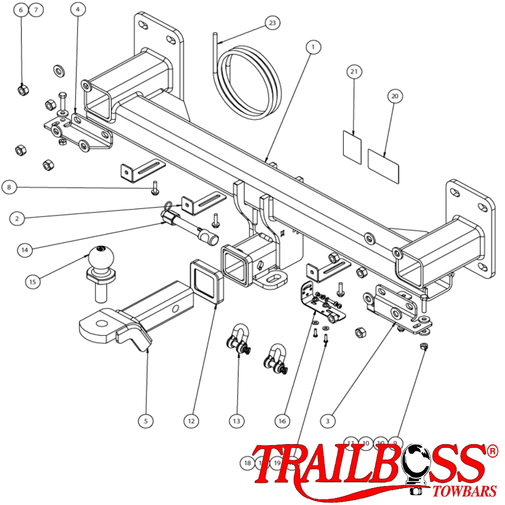 BMW X7 G07 SUV 09/2019 - 07/2022 - Towbar Kit - Image 3