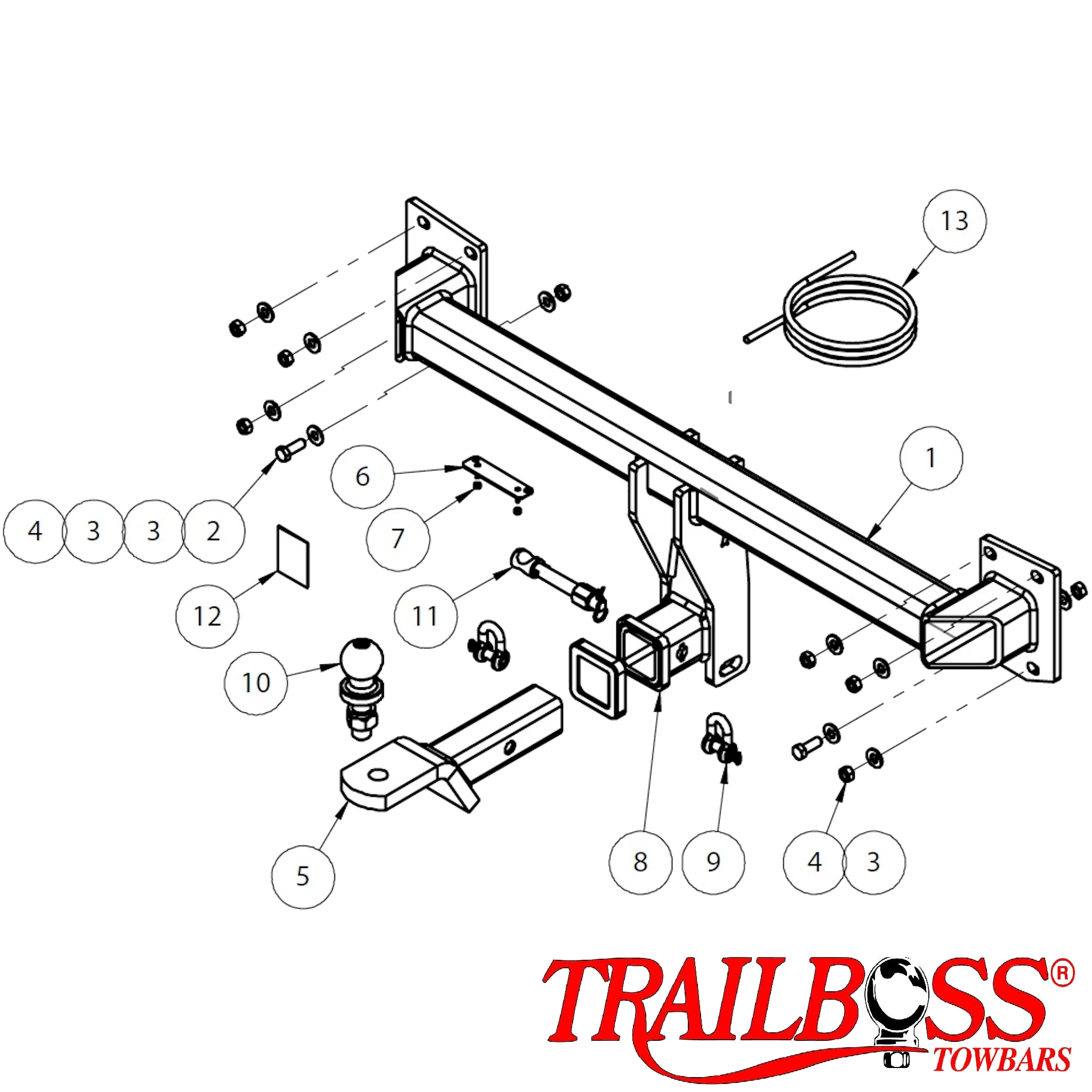 Volvo XC90 SUV 03/2015 - On (Includes R design) - Towbar Kit - Image 5