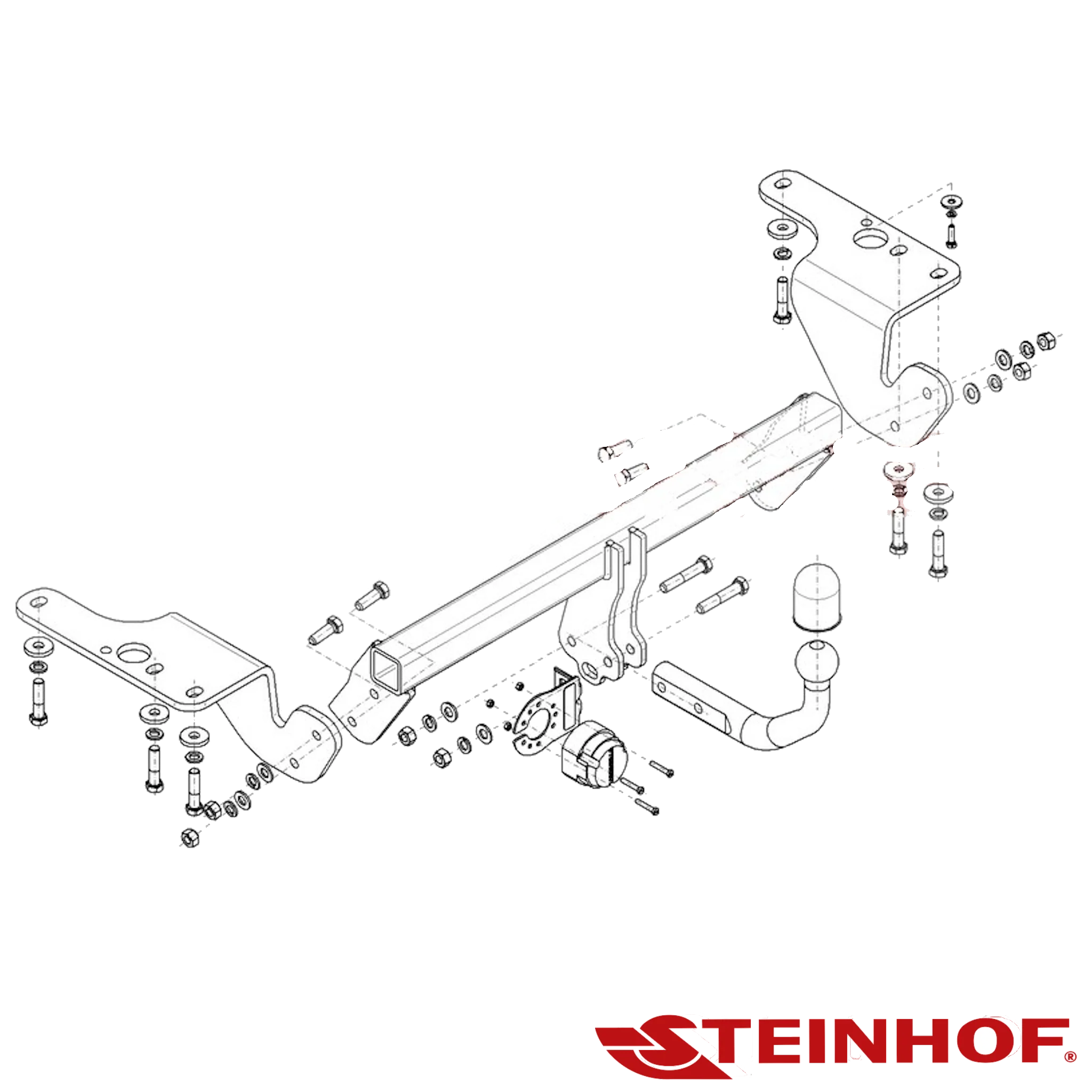 Toyota Corolla Sedan 01/2007 - 01/2010 - Towbar Kit - Image 3