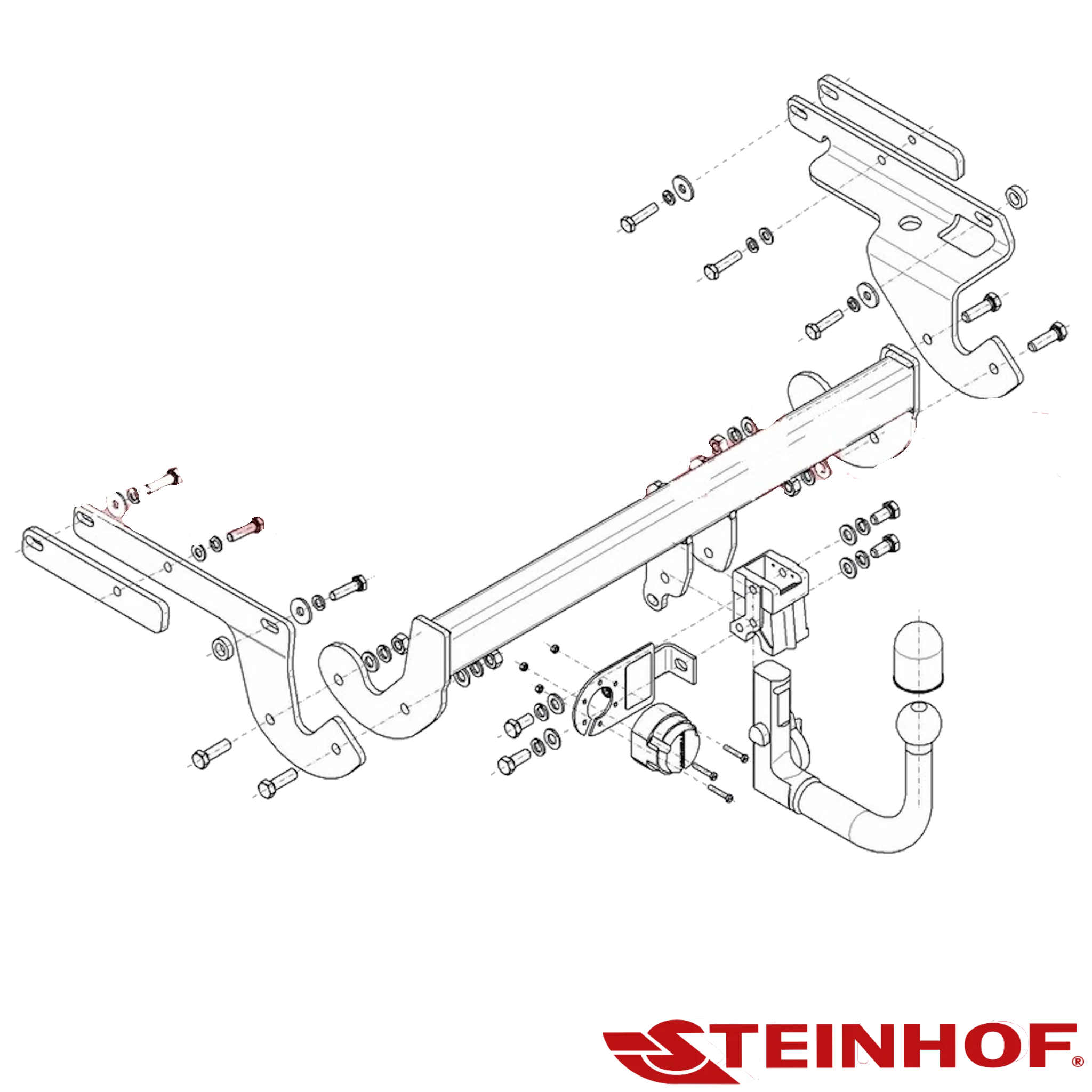 Toyota Yaris Hatch 08/2014 - 12/2016 - Towbar Kit - Image 2